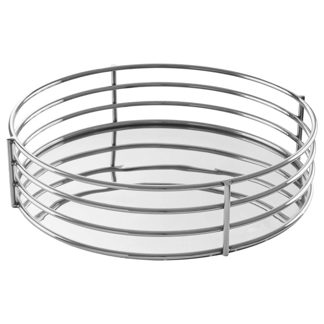 Premier Housewares Astro Silver Round Tray