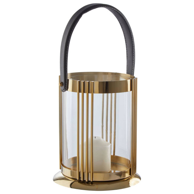 Premier Housewares Astro Small Gold Finish Lantern