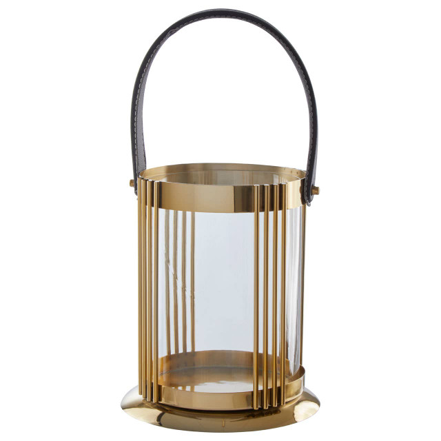 premier housewares Astro Small Gold Finish Lantern