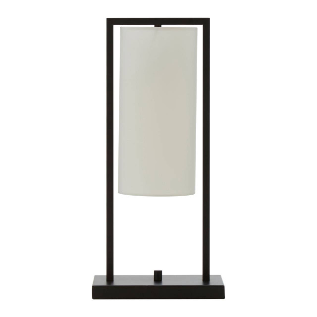 Premier Housewares Atkins Black Table Lamp