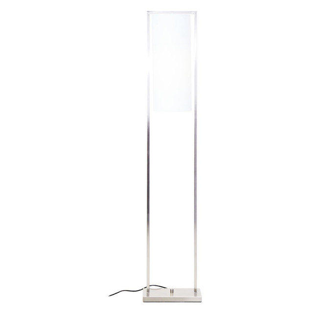 Premier Housewares Atkins Silver Floor Lamp