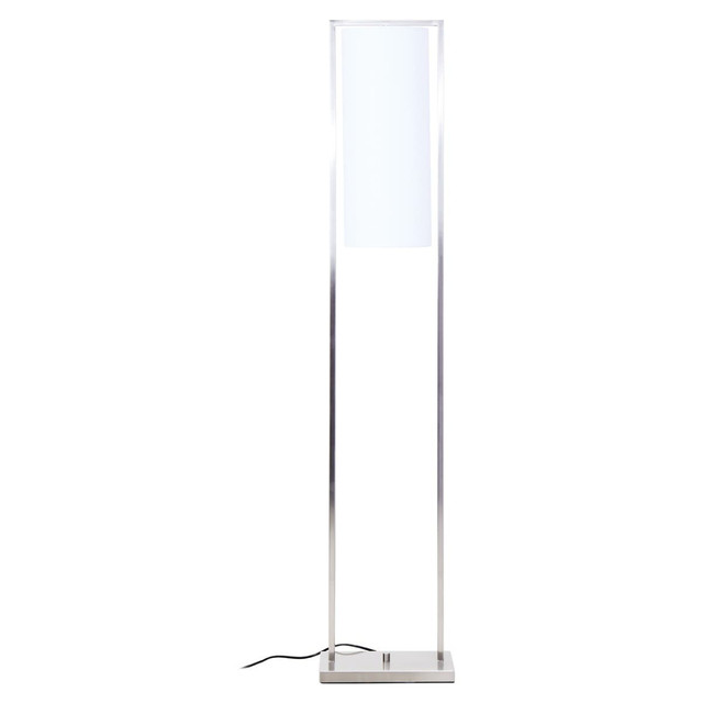 premier housewares Atkins Silver Floor Lamp
