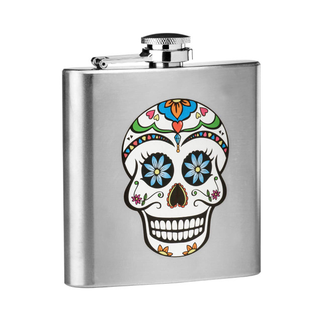 Premier Housewares Auden Skull Design Hip Flask