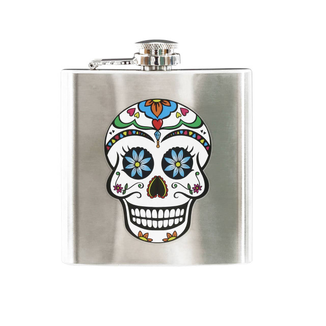 Premier Housewares Auden Skull Design Hip Flask