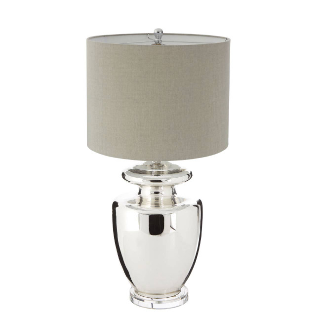 Premier Housewares Auldwych Glass Table Lamp