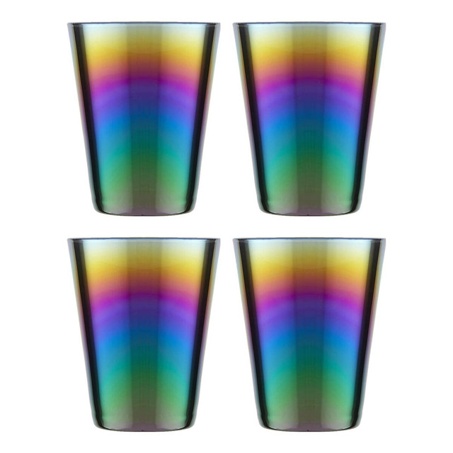 Premier Housewares Aurora Glass Tumblers Set Of 4