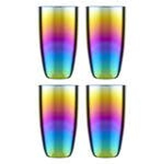 Premier Housewares Aurora Set Of 4 Hi Ball Glasses