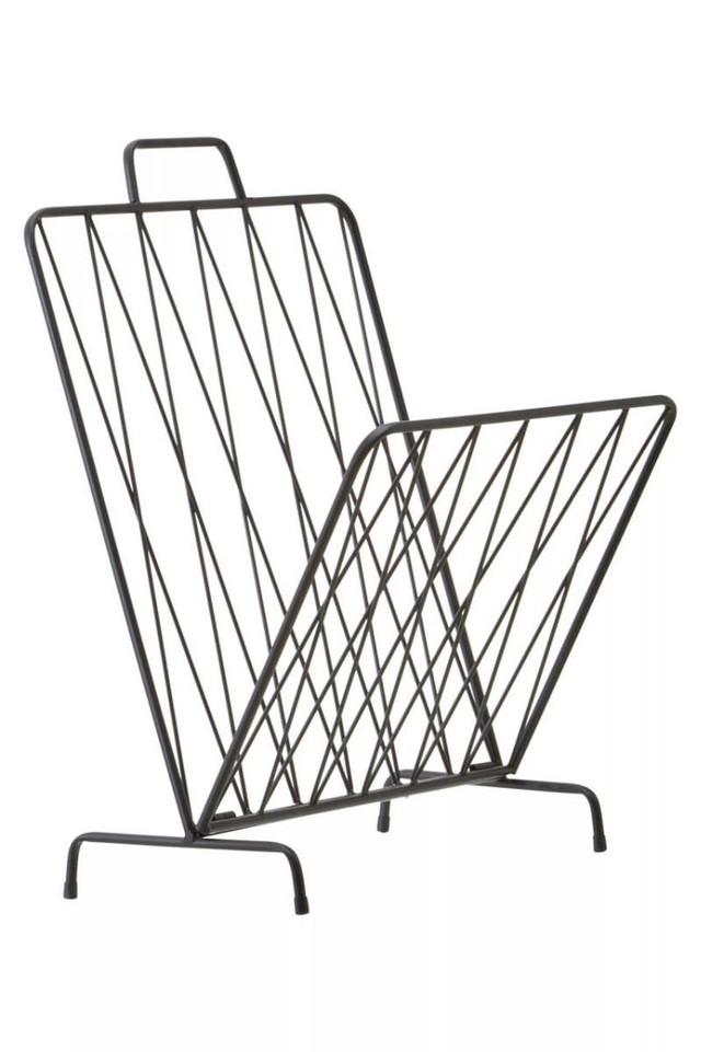 premier housewares Avento Black Magazine Rack