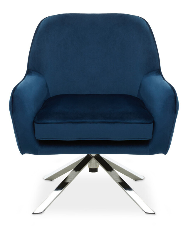 Premier Housewares Avery Midnight Velvet Chair
