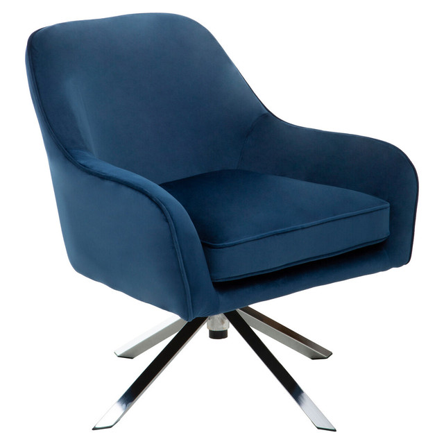 premier housewares Avery Midnight Velvet Chair