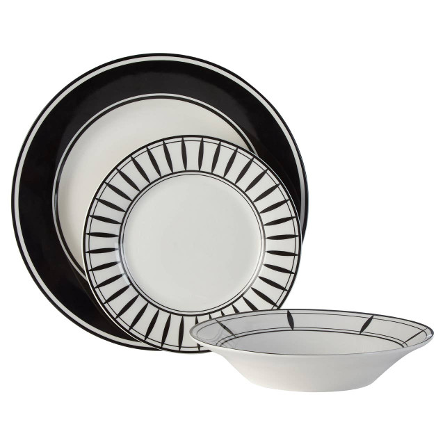 premier housewares Avie 12 Piece Solar Dinner Set