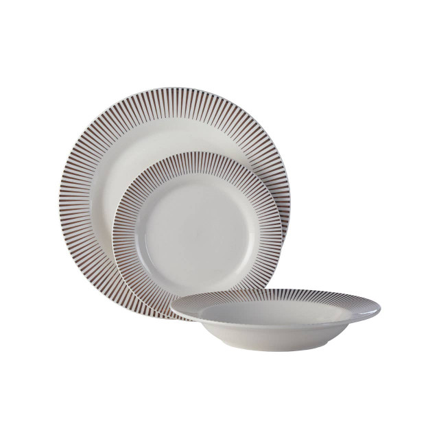 premier housewares Avie Spoke 12 Piece Dinner Set
