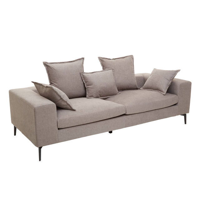 Premier Housewares Avignon 3 Seat Grey Sofa