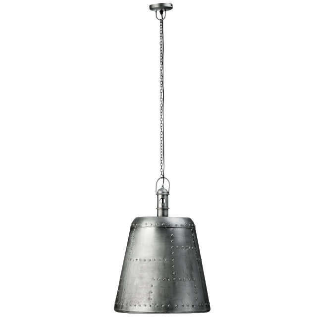 Premier Housewares Avro Silver Pendant Light