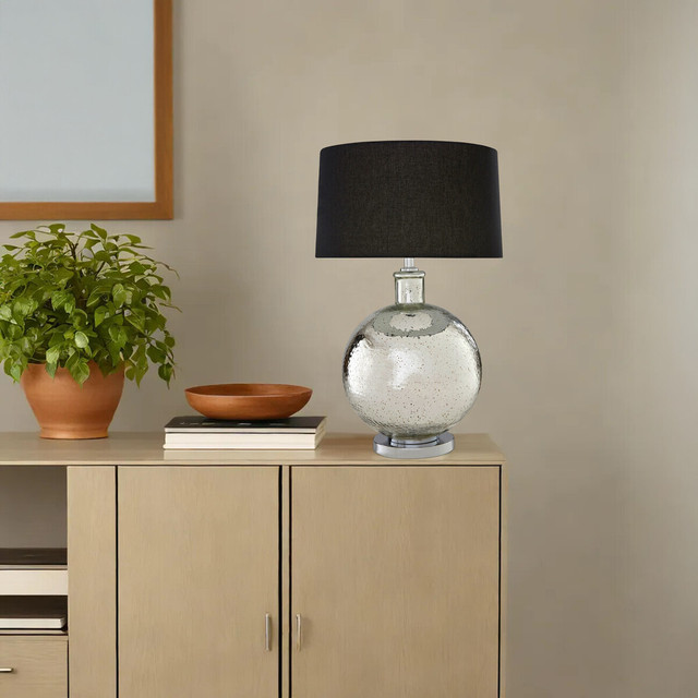 Premier Housewares Aysel Glass Table Lamp