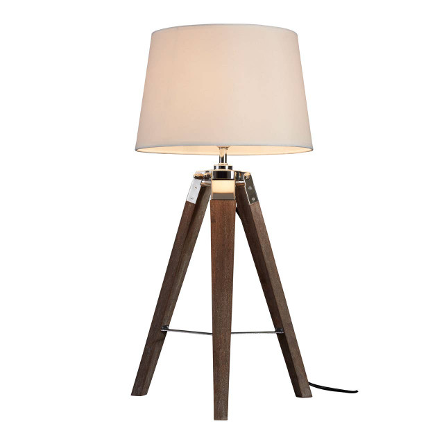 premier housewares Bailey Brown Tripod Table Lamp