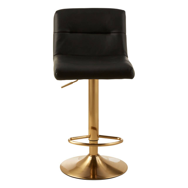 premier housewares Baina Black Seat Bar Stool