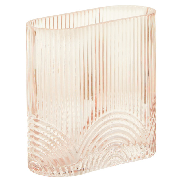 premier housewares Bardi Small Pink Glass Vase