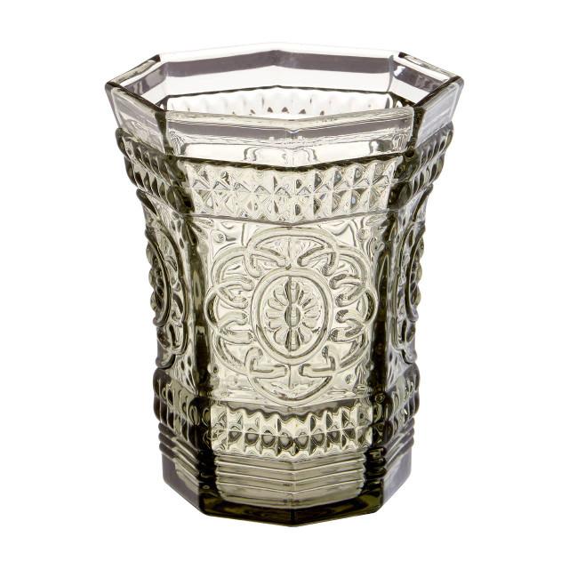 Premier Housewares Baroque Smoked Glass Tumbler