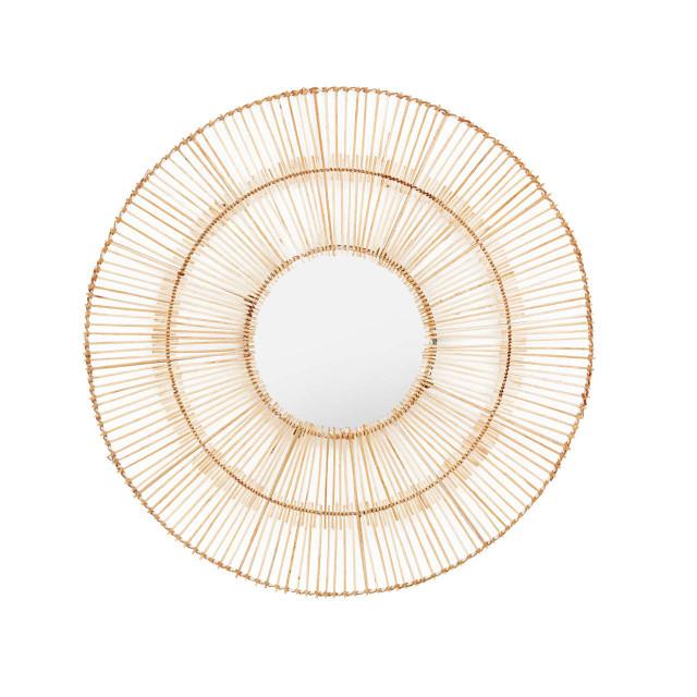 premier housewares Batu Natural Rattan Wall Mirror