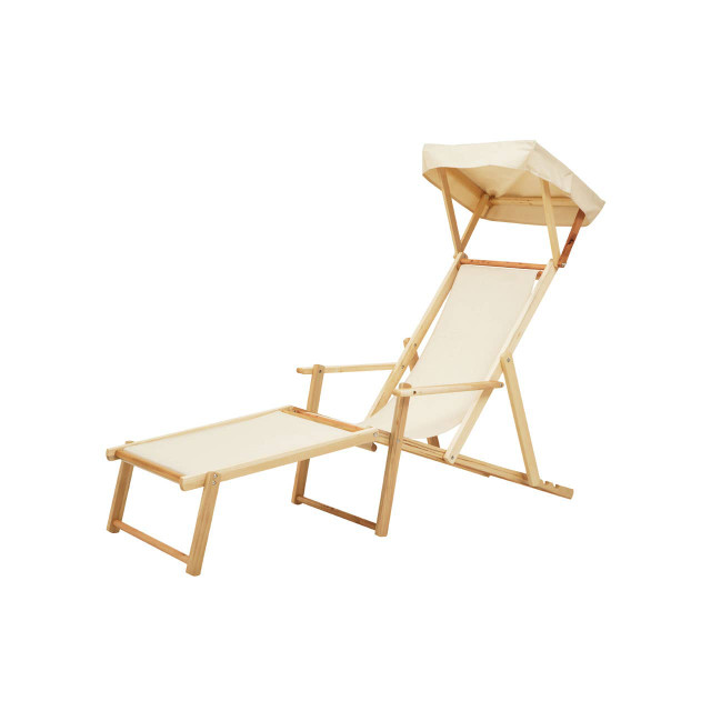 Premier Housewares Beauport Cream Lounger