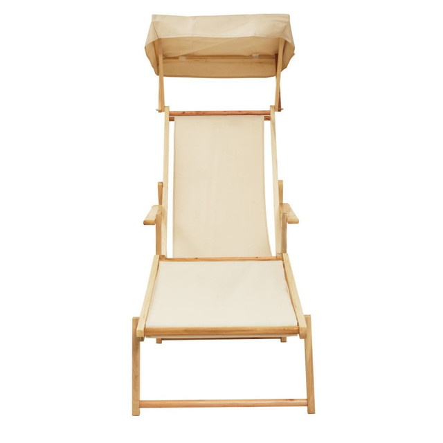 premier housewares Beauport Cream Lounger