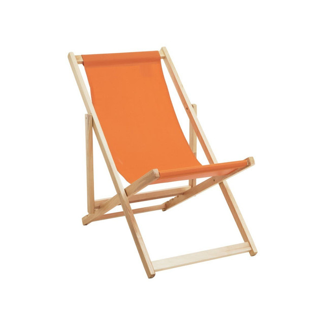 Premier Housewares Beauport Orange Deckchair