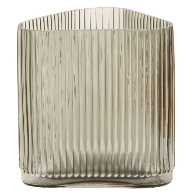 Premier Housewares Benka Large Grey Glass Vase