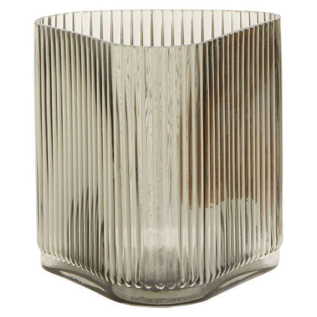 premier housewares Benka Large Grey Glass Vase