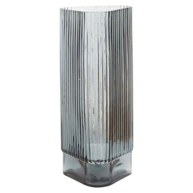 premier housewares Benka Small Grey Glass Vase