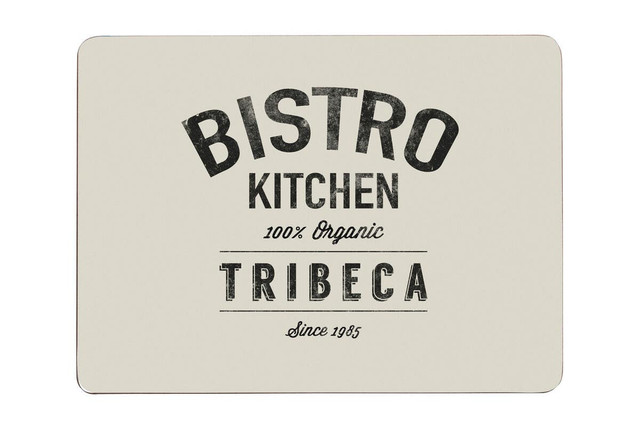 Premier Housewares Bistro Set Of Four Placemats
