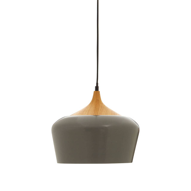 Premier Housewares Blayne Grey Pendant Light