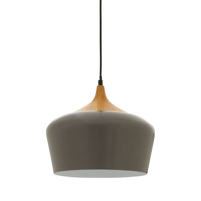 Premier Housewares Blayne Grey Pendant Light