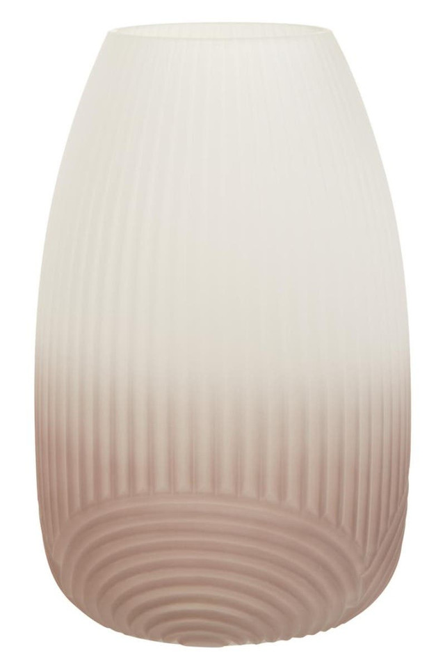 Premier Housewares Blyth Large Grey Glass Vase
