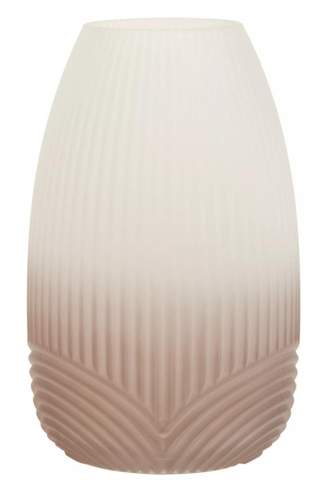 premier housewares Blyth Large Grey Glass Vase