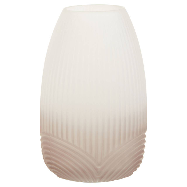 premier housewares Blyth Small Grey Glass Vase