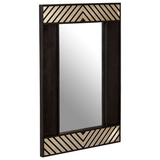 Premier Housewares Boho Black Wall Mirror