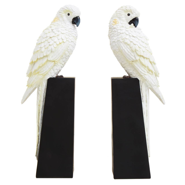 premier housewares Boho Set Of Two Parrot Bookends