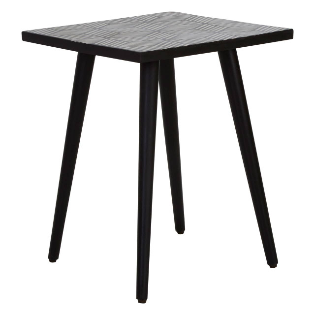 Premier Housewares Boho Side Table With Bone Inlay