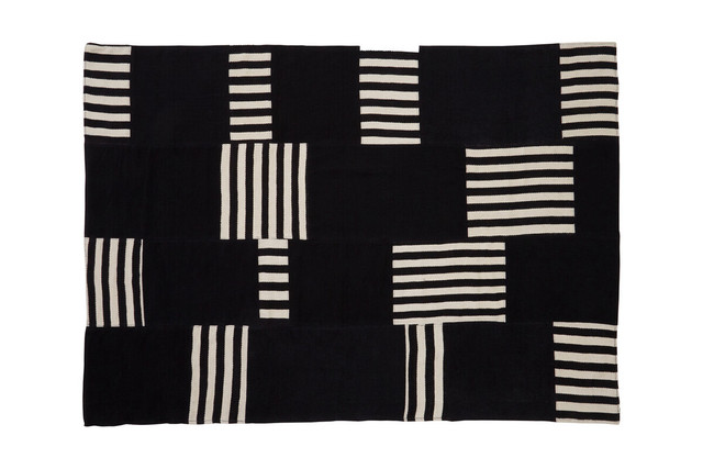 premier housewares Bosie Black And White Rug