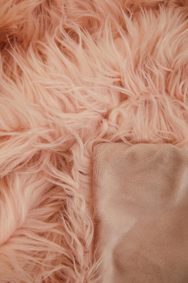 Premier Housewares Bosie Lamina Pink Throw