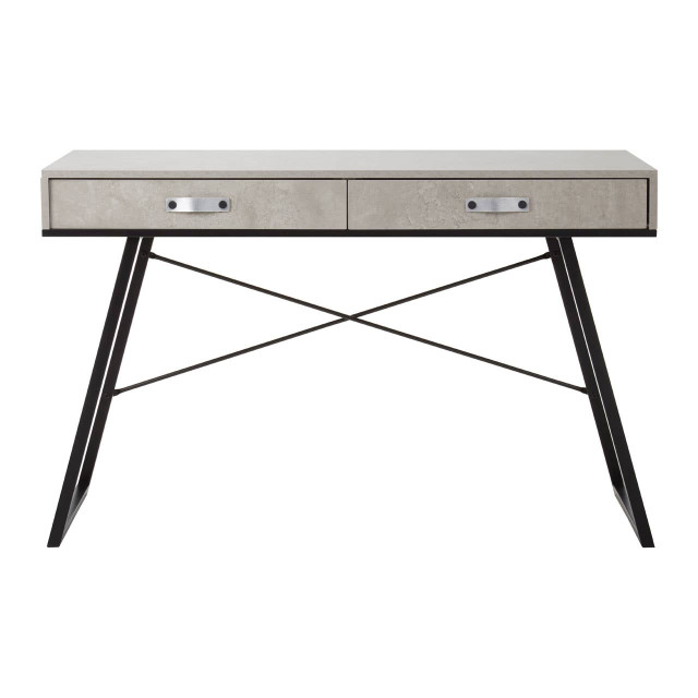 Premier Housewares Bradbury Concrete Veneer Desk
