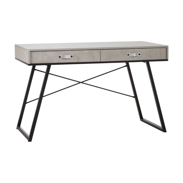 premier housewares Bradbury Concrete Veneer Desk