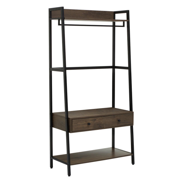 Premier Housewares Bradbury Dark Oak Storage Unit