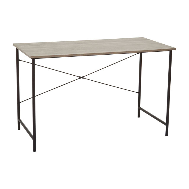 Premier Housewares Bradbury Grey Oak Top Desk