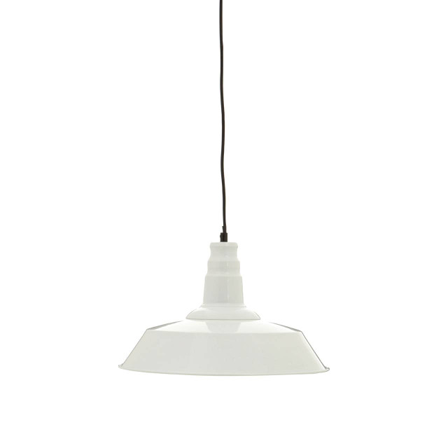 premier housewares Brant White Metal Pendant Light