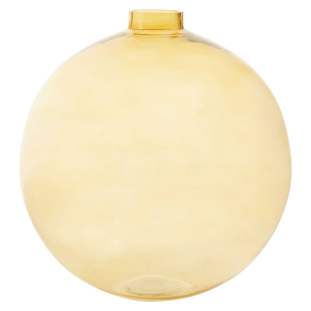 Premier Housewares Bree Amber Glass Vase