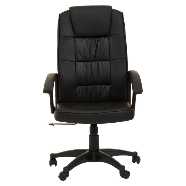 Premier Housewares Brent Black Home Office Chair
