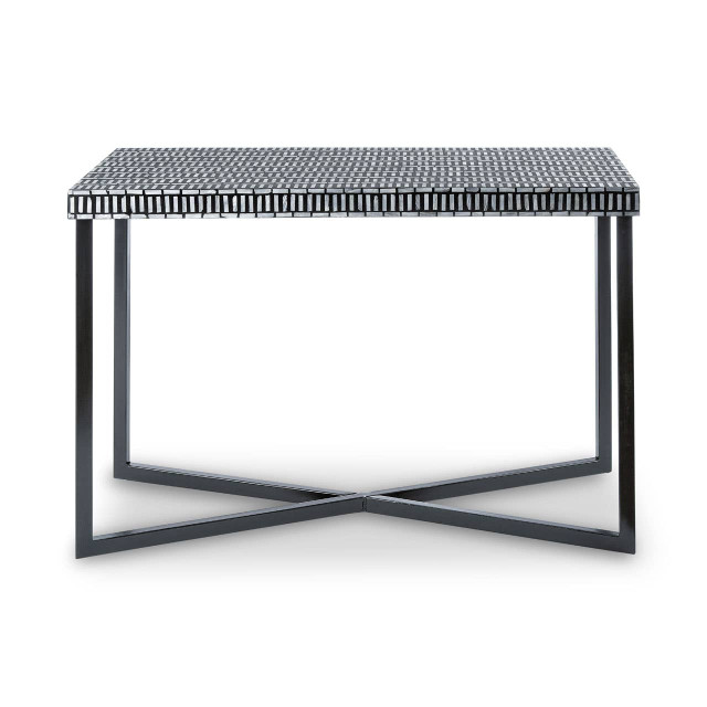 Premier Housewares Bria Shell Inlay Console Table