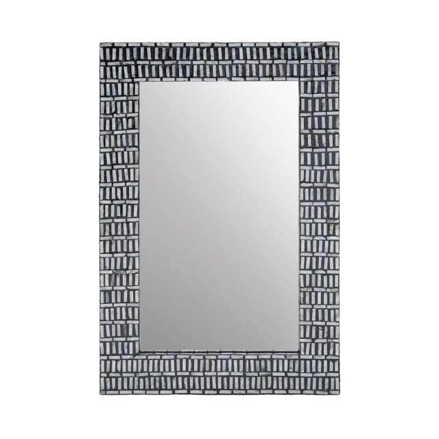premier housewares Bria Shell Inlay Wall Mirror